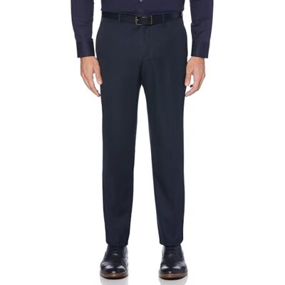Perry Ellis Herren Portfolio Performance Stretch-kleiderhose, Moderne Passform und Bügelfrei, Flache Vorderseite Anzughose, Dämmerung, 36W / 30L Perry Ellis Herren Portfolio Performance Stretch-kleiderhose, Moderne Passform und Bügelfrei, Flache Vorderseite Anzughose, Dämmerung, 36W / 30L