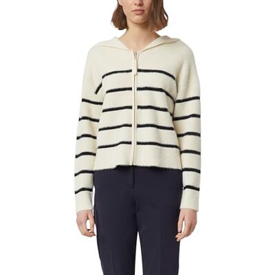 Comma Kuscheliger Ringelcardigan mit Kapuze Comma Kuscheliger Ringelcardigan mit Kapuze