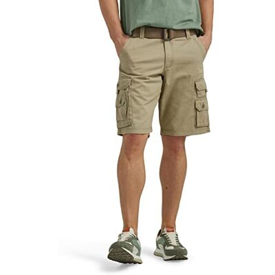 Lee Men's Big-Tall Dungarees Belted Wyoming Cargo Short, Khaki, 52 Lee Men's Big-Tall Dungarees Belted Wyoming Cargo Short, Khaki, 52
