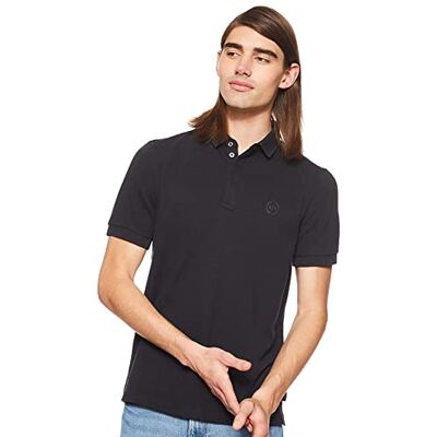 Armani Exchange Herren Elegance Poloshirt, Blau, S Armani Exchange Herren Elegance Poloshirt, Blau, S