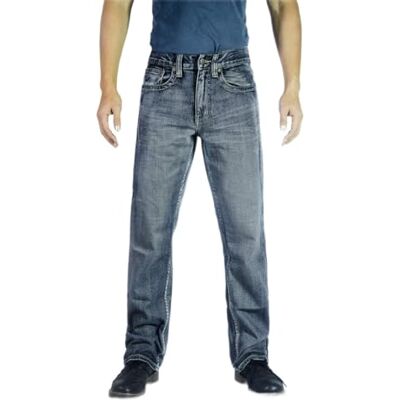 Flypaper Herren Fashion Bootcut Blue Jeans Regular Fit Herren Arbeitshose Blau 33W / 32L Flypaper Herren Fashion Bootcut Blue Jeans Regular Fit Herren Arbeitshose Blau 33W / 32L