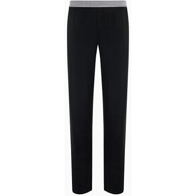 Giorgio Armani Herren-Schlafanzughose aus weichem Modal, Schwarz, M Giorgio Armani Herren-Schlafanzughose aus weichem Modal, Schwarz, M