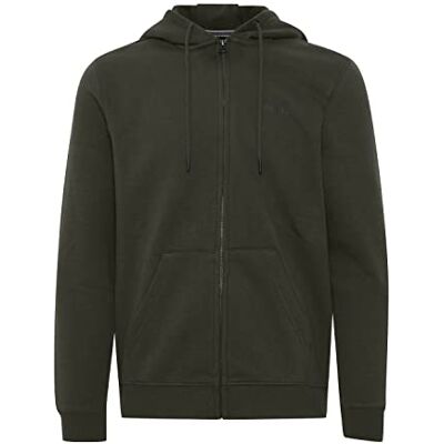 b BLEND Blend BHDownton Herren Sweatjacke Kapuzenjacke Hoodie mit Kapuze und Reißverschluss, Farbe: Forest Night (190414), Größe: L b BLEND Blend BHDownton Herren Sweatjacke Kapuzenjacke Hoodie mit Kapuze und Reißverschluss, Farbe: Forest Night (190414), Größe: L