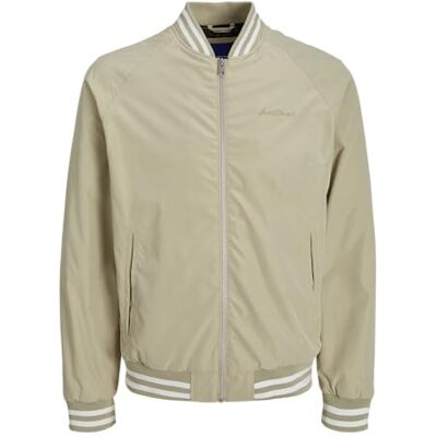 JACK & JONES Herren Bomberjacke JORLUCCA Bomber Jacket 12252963,Fields of Rye,XS JACK & JONES Herren Bomberjacke JORLUCCA Bomber Jacket 12252963,Fields of Rye,XS
