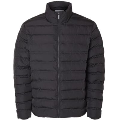 SELECTED HOMME Herren Slhbarry Quilted Jacket Noos Steppjacke, Black, m SELECTED HOMME Herren Slhbarry Quilted Jacket Noos Steppjacke, Black, m