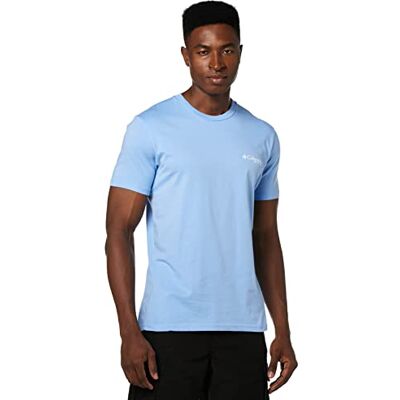 Columbia Herren Pfg Graphic T-shirt T Shirt, Weiße Kappe / Flint, L EU Columbia Herren Pfg Graphic T-shirt T Shirt, Weiße Kappe / Flint, L EU