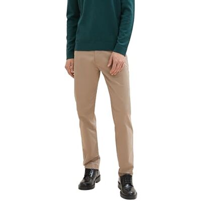 TOM TAILOR Herren Chino Hose aus Stretch Twill,32240 Mountain Taupe, 32/36 TOM TAILOR Herren Chino Hose aus Stretch Twill,32240 Mountain Taupe, 32/36