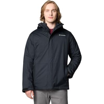 Columbia Herren Point Park Interchange Jacket 3-in-1-Wintermantel, Schwarz, S EU Columbia Herren Point Park Interchange Jacket 3-in-1-Wintermantel, Schwarz, S EU