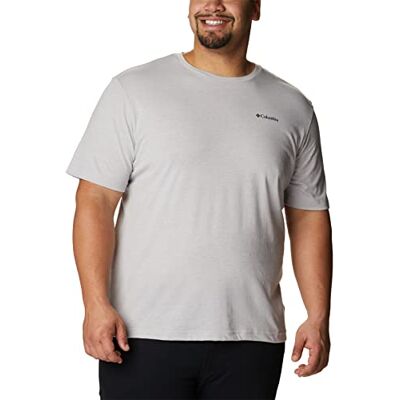 Columbia T-Shirt für Herren, Thistletown Hills, Kurzarm, Grey Heather, L Columbia T-Shirt für Herren, Thistletown Hills, Kurzarm, Grey Heather, L