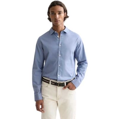 Scotch & Soda Herren Poplin Shirt, INFINITY, XL Scotch & Soda Herren Poplin Shirt, INFINITY, XL