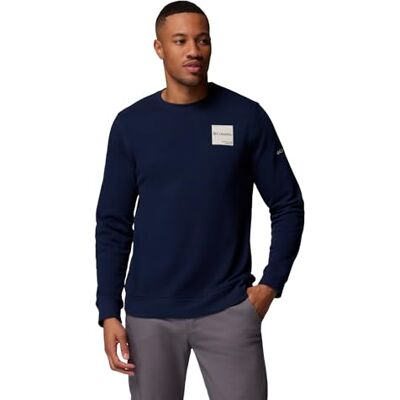Columbia Trek Crew, Fleecepullover mit Aufdruck, Ultra-Komfort-Gewebe, Zeitloses Design, Strukturierte Akzente, Baumwollmischung Herren Columbia Trek Crew, Fleecepullover mit Aufdruck, Ultra-Komfort-Gewebe, Zeitloses Design, Strukturierte Akzente, Baumwollmischung Herren