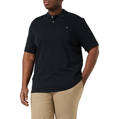 Marc O' Polo Marc OߴPolo Herren Kurzarm-Poloshirt aus Bio-Baumwolle Regular Fit, Schwarz (Black), L Marc O' Polo Marc OߴPolo Herren Kurzarm-Poloshirt aus Bio-Baumwolle Regular Fit, Schwarz (Black), L
