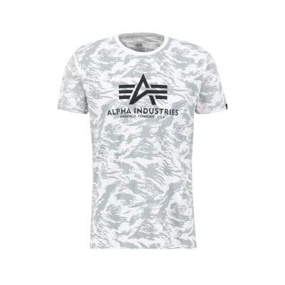 Alpha Basic T-Shirt Camo für Herren Brushstroke White Alpha Basic T-Shirt Camo für Herren Brushstroke White