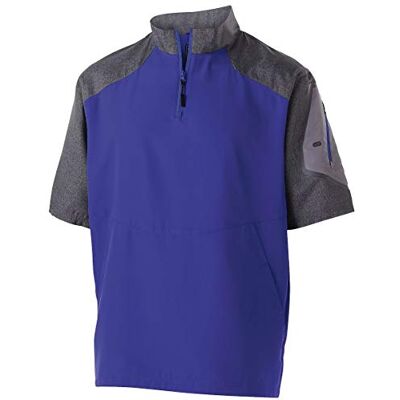 Holloway Herren Raider Kurzarm-Pullover Hemd, violett, XX-Large Holloway Herren Raider Kurzarm-Pullover Hemd, violett, XX-Large