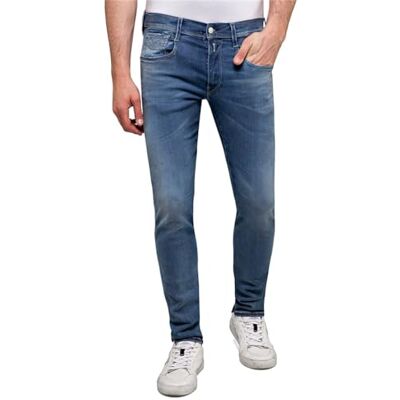 Replay Herren Jeans Anbass Slim-Fit mit Power Stretch Replay Herren Jeans Anbass Slim-Fit mit Power Stretch