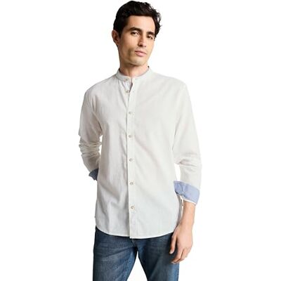 TOM TAILOR Baumwollhemd mit Leinen TOM TAILOR Baumwollhemd mit Leinen
