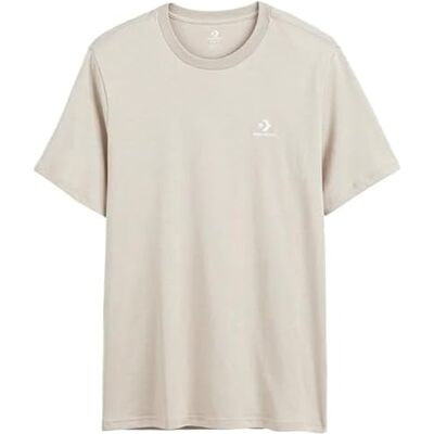 Converse Kurzarm-T-Shirt Unisex Classic Fit Left Chest Star Chevron Hellrosa, Größe XS Converse Kurzarm-T-Shirt Unisex Classic Fit Left Chest Star Chevron Hellrosa, Größe XS