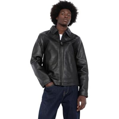Schott NYC Schott Herren Blazer LC5100 Blouson ,Uni Schwarz Schwarz Medium (Herstellergröße: M) Schott NYC Schott Herren Blazer LC5100 Blouson ,Uni Schwarz Schwarz Medium (Herstellergröße: M)