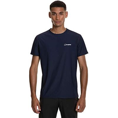 Berghaus Herren 24/7 Kurzärmeliges Baselayer-Funktions-T-Shirt mit Rundhalsausschnitt T-Shirt, Dusk, S Berghaus Herren 24/7 Kurzärmeliges Baselayer-Funktions-T-Shirt mit Rundhalsausschnitt T-Shirt, Dusk, S