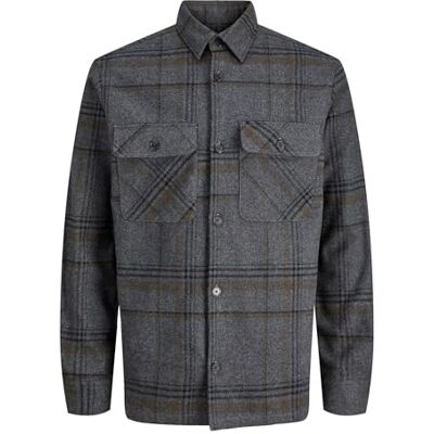 JACK & JONES Jprrayle Melange Check L/S Overshirt Sn JACK & JONES Jprrayle Melange Check L/S Overshirt Sn