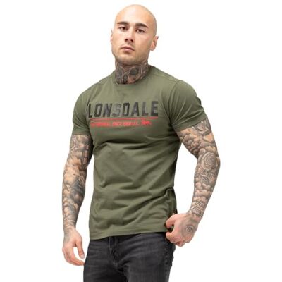 Lonsdale London CRANTOCK Männer T-Shirt Oliv Basics, Casual Wear, Streetwear Lonsdale London CRANTOCK Männer T-Shirt Oliv Basics, Casual Wear, Streetwear