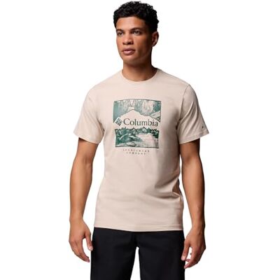 Columbia CSC Seasonal Logo T-Shirt, Erlebe ultimativen Komfort mit ultraweicher Bio-Baumwolle, mit Stretch-Passform und geripptem Kragen Herren Columbia CSC Seasonal Logo T-Shirt, Erlebe ultimativen Komfort mit ultraweicher Bio-Baumwolle, mit Stretch-Passform und geripptem Kragen Herren