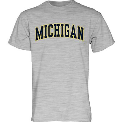 Blue 84 Herren-T-Shirt Arching Team Name Dark Heather Kurzarm, Herren, Michigan Wolverines Dark Heather, Large Blue 84 Herren-T-Shirt Arching Team Name Dark Heather Kurzarm, Herren, Michigan Wolverines Dark Heather, Large
