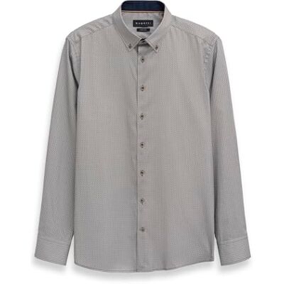 Bugatti Herren Hemd Langarm Button-Down-Kragen Baumwolle Bugatti Herren Hemd Langarm Button-Down-Kragen Baumwolle