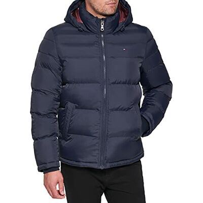 Tommy Hilfiger Herren-Steppjacke mit Kapuze Tommy Hilfiger Herren-Steppjacke mit Kapuze