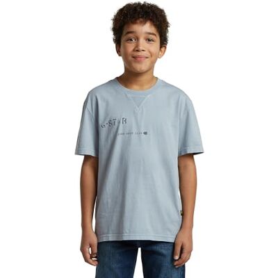 G-STAR Boys Nifous T-Shirt, Blau (lt Wave D29747-01-599), 16 G-STAR Boys Nifous T-Shirt, Blau (lt Wave D29747-01-599), 16
