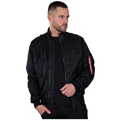 Alpha Falcon II Bomberjacke für Herren All Black Alpha Falcon II Bomberjacke für Herren All Black