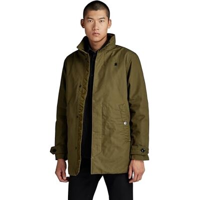 G-STAR RAW Herren Padded trench, Grün (dark olive D23627-D342-C744), L G-STAR RAW Herren Padded trench, Grün (dark olive D23627-D342-C744), L