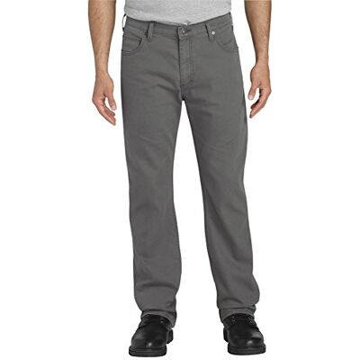 Dickies Herren Tough Max Duck 5-Pocket Hose, Stonewashed Slate, 36W / 34L Dickies Herren Tough Max Duck 5-Pocket Hose, Stonewashed Slate, 36W / 34L