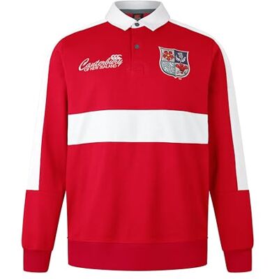 Canterbury Unisex British and Irish Lions Heritage Hemd, Red Haute, 4XL Canterbury Unisex British and Irish Lions Heritage Hemd, Red Haute, 4XL