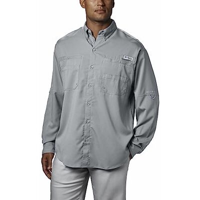 Columbia Tamiami II Langarm-Hemd, Gewebtes Oberteil, Schnelltrocknend, Atmungsaktives Design, Umwandelbare Ärmel, Ausrüstungs-Halter Herren Columbia Tamiami II Langarm-Hemd, Gewebtes Oberteil, Schnelltrocknend, Atmungsaktives Design, Umwandelbare Ärmel, Ausrüstungs-Halter Herren