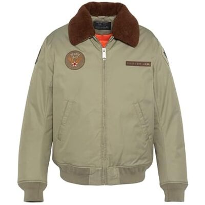 Schott NYC B52 Jacke Salbei Khaki 3XL, Salbei Khaki, XXXL Schott NYC B52 Jacke Salbei Khaki 3XL, Salbei Khaki, XXXL