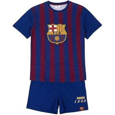 CERDÁ LIFE'S LITTLE MOMENTS Kurzer Schlafanzug FC Barcelona für Herren, 2-teiliges Set, T-Shirt und Kurze Hose, Blau und Kastanienbraun, 100% Baumwolle, Single-Jersey, offizielles Lizenzprodukt von Barça 1899, Größe M für CERDÁ LIFE'S LITTLE MOMENTS Kurzer Schlafanzug FC Barcelona für Herren, 2-teiliges Set, T-Shirt und Kurze Hose, Blau und Kastanienbraun, 100% Baumwolle, Single-Jersey, offizielles Lizenzprodukt von Barça 1899, Größe M für
