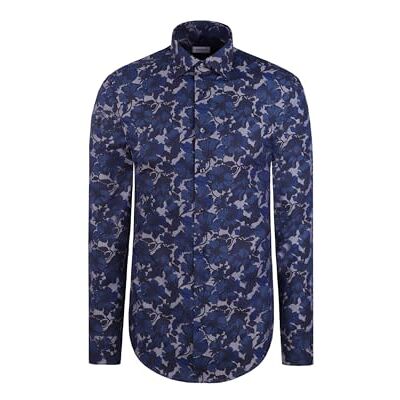 Seidensticker Herren Slim Fit Langarm Business Business-Hemd, Blau, 44 Tall EU Seidensticker Herren Slim Fit Langarm Business Business-Hemd, Blau, 44 Tall EU