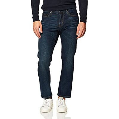 Amazon Herren Stretchjeans, Gerade Geschnitten Auslauffarben, Dunkle Waschung, 38W / 34L Amazon Herren Stretchjeans, Gerade Geschnitten Auslauffarben, Dunkle Waschung, 38W / 34L