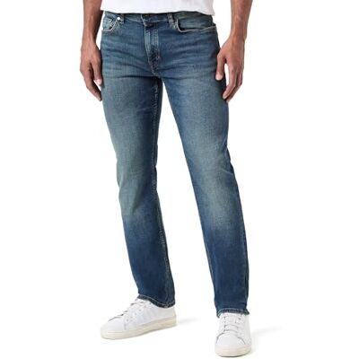 Marc O' Polo Herren Jeanshose mit Stretch-Anteil Regular Fit, Blau (Authentic Mid), W32/L36 Marc O' Polo Herren Jeanshose mit Stretch-Anteil Regular Fit, Blau (Authentic Mid), W32/L36