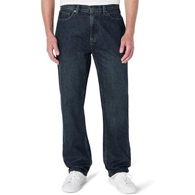 Amazon Herren Relaxed-Fit Herrenjeans, Dunkel Getönt, 42W / 34L Amazon Herren Relaxed-Fit Herrenjeans, Dunkel Getönt, 42W / 34L