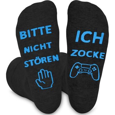 Trustnice Lustige Gaming Socken Gamer Geschenk Mit Spruch Bitte Nicht Stören Ich Zocke Zocken Socken Lustig Neuheit Geburtstag Geschenke Für Zocker Männer Herren Jungs Damen Spieler Trustnice Lustige Gaming Socken Gamer Geschenk Mit Spruch Bitte Nicht Stören Ich Zocke Zocken Socken Lustig Neuheit Geburtstag Geschenke Für Zocker Männer Herren Jungs Damen Spieler