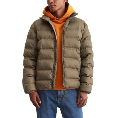 Marc O' Polo Denim Herren Steppjacke wasserabweisend leicht, Schwarz (Burnt Ash), S Marc O' Polo Denim Herren Steppjacke wasserabweisend leicht, Schwarz (Burnt Ash), S