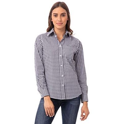 Chef Works Herren Uniformen Oxford Hemd, blau, W500-BWK-XL Chef Works Herren Uniformen Oxford Hemd, blau, W500-BWK-XL