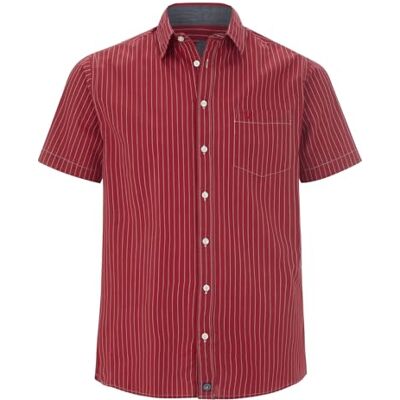 Jan Vanderstorm Herren Streifenhemd Perttu 100% Baumwolle besonders leicht Plus Size L-7XL Jan Vanderstorm Herren Streifenhemd Perttu 100% Baumwolle besonders leicht Plus Size L-7XL