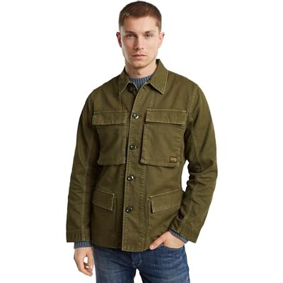G-STAR Herren 4 Pocket Overshirt, Grün (shadow olive gd D25207-D752-D033), L G-STAR Herren 4 Pocket Overshirt, Grün (shadow olive gd D25207-D752-D033), L
