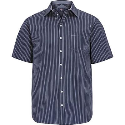 Jan Vanderstorm Herren Streifenhemd Perttu 100% Baumwolle besonders leicht Plus Size L-7XL Jan Vanderstorm Herren Streifenhemd Perttu 100% Baumwolle besonders leicht Plus Size L-7XL