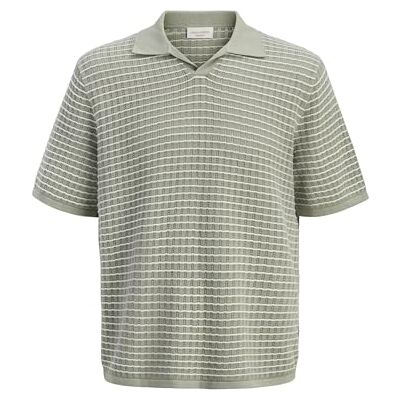 JACK & JONES Jornantucket Knit Split Neck Polo Sa26 JACK & JONES Jornantucket Knit Split Neck Polo Sa26