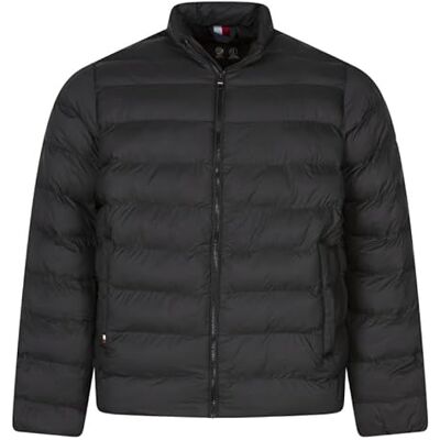 Tommy Hilfiger Herren Steppjacke Stand Collar ohne Kapuze, Schwarz (Black), XXL Tommy Hilfiger Herren Steppjacke Stand Collar ohne Kapuze, Schwarz (Black), XXL