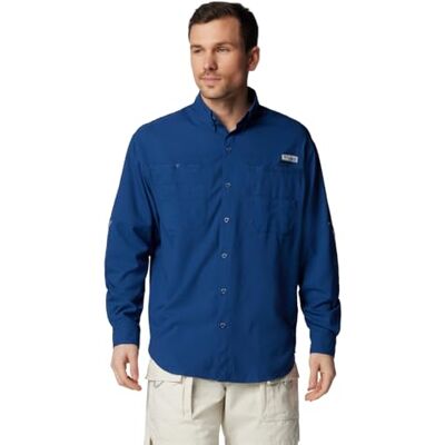 Columbia Herren PFG Long Sleeve Tamiami II Langarmshirt, Carbon, S EU Columbia Herren PFG Long Sleeve Tamiami II Langarmshirt, Carbon, S EU